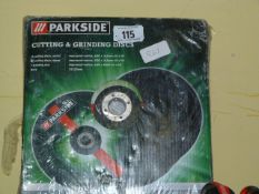 Parkside Set of 6 Cutting & Grinding Discs