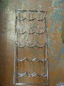 Chrome 15 Bottle Wine Rack