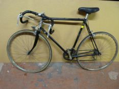 Raleigh Gent's Racing Cycle - Black & Silver