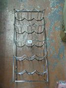 Chrome 15 Bottle Wine Rack