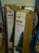 3 Homebase 7ft Artificial Christmas Trees
