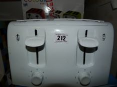 *Cookworks 4 Slice Toaster - Unboxed