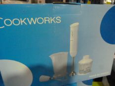 *Cookworks Hand Blender Set - Boxed