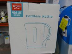 *Argos Value Range Cordless Kettle