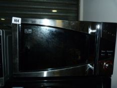 *Delonghi Microwave Oven in High Gloss Black & Brushed Stainless Steel Finish