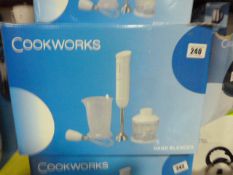*Cookworks Hand Blender Set - Boxed