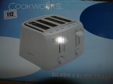 *Cookworks 4 Slice Toaster