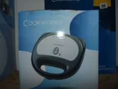 *Cookworks 2 Slice Sandwich Toaster