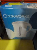 *Cookworks White Kettle