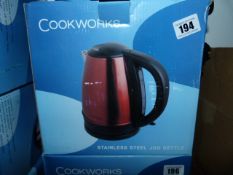 *Cookworks Stainless Steel Jug Kettle - Red