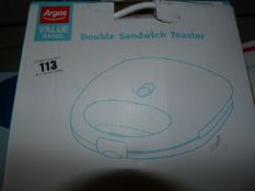*Argos Value Double Sandwich Toaster