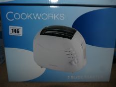 *Cookworks 2 Slice Toaster - Boxed