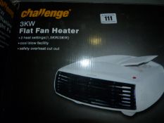 *Challenge 3kw Flat Fan Heater