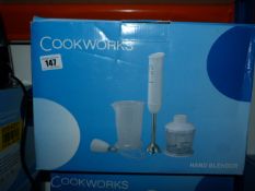 *Cookworks Hand Blender Set