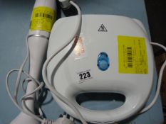 *2 Slice Sandwich Toaster & Hand Blender