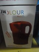 *Colour Works Red Plastic Kettle