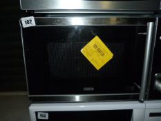 *Delonghi 800w Microwave Oven in Brushed Steel & High Gloss Black Finish