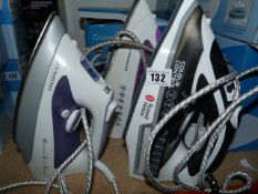 *3 Unboxed Steam Irons