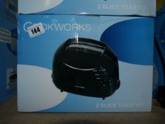 *Cookworks 2 Slice Toaster - Boxed