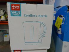 *Argos Value Range Cordless Kettle