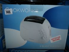 *Cookworks 2 Slice Toaster - Boxed