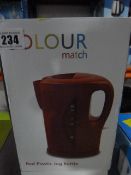 *Colour Works Red Plastic Kettle