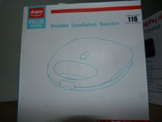 *Argos Value Double Sandwich Toaster