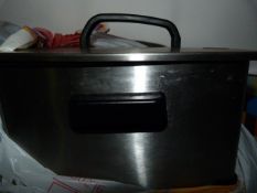 *Argos Value Stainless Steel Deep Fat Fryer -  Unboxed