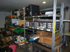 *6 Bays of Galvanised Shelving plus other Components