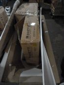 *Moretti White Bathroom Suite