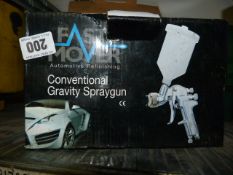 *Pneumatic Gravity Fed Spray Gun