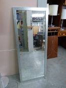 *Silver Framed Wall Mounted Mirror