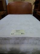 *Restful Nights Hotel Quality Goldcrest Firm Edge Kingsize Divan Set with Headboard in Figured