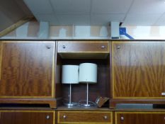 *Hotel Style Bedroom Sideboard Unit Comprising of 2 Cupboards & Central Drawer Unit in Mahogany