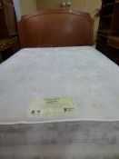 *Restful Nights Hotel Quality Goldcrest Firm Edge Kingsize Divan Set with Headboard in Figured