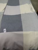 *Pair of Grey - Cream & Lilac Full Length Lined Curtains