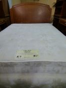*Restful Nights Hotel Quality Goldcrest Firm Edge Kingsize Divan Set with Headboard in Figured