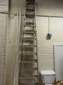 *Large Pair of Commercial Aluminium Steps
