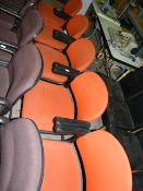 *5 Red Office Chairs