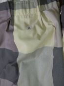 *Pair of Grey - Cream & Lilac Full Length Lined Curtains