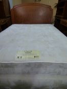 *Restful Nights Hotel Quality Goldcrest Firm Edge Kingsize Divan Set with Headboard in Figured