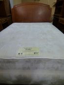 *Restful Nights Hotel Quality Goldcrest Firm Edge Kingsize Divan Set with Headboard in Figured