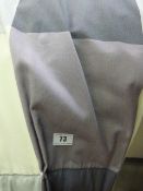 *Pair of Grey - Cream & Lilac Full Length Lined Curtains