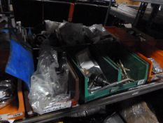 *14 Plastic Containers containing Bolts - Fixings - Engine Studs etc