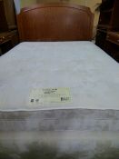 *Restful Nights Hotel Quality Goldcrest Firm Edge Kingsize Divan Set with Headboard in Figured