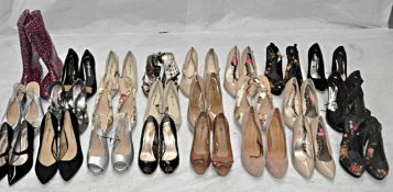24 x Assorted Pairs Of Ladies Shoes - Various Styles & Sizes – Box2043 - Ref: 0000 - Recent Chain
