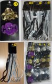 1 x Mix Pallet Job Lot - Octopus Hair Clips & Elasticated Hair Bands - 2,376 Packs Included - Hair