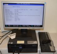 1 x Lenovo Thinkcentre Desktop Computer With Belinea 20 Inch Flat Screen Monitor - Intel Core 2