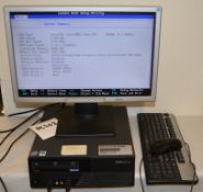 1 x Lenovo Thinkcentre Desktop Computer With Belinea 20 Inch Flat Screen Monitor - Intel Core 2