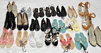 29 x Assorted Pairs Of Ladies Shoes & Sandals – Box2070 – Various Ladies Sizes – Huge Resale